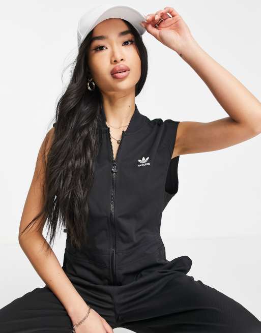 Black adidas hot sale jumpsuit