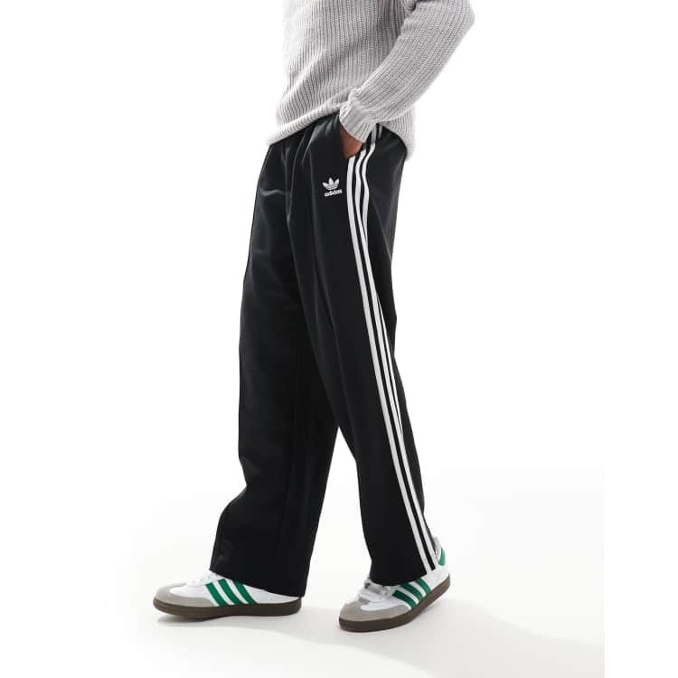 oversized tracksuit bottoms in black 