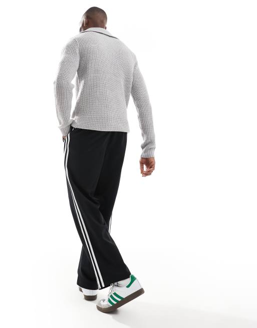 adidas Originals Adicolour oversized tracksuit bottoms in black ASOS