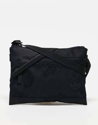 adidas Originals Adicolour satchel in black