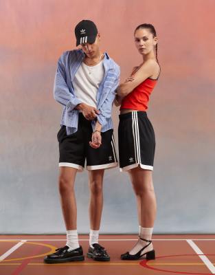 adidas Originals adidas Originals Adicolour shorts in black