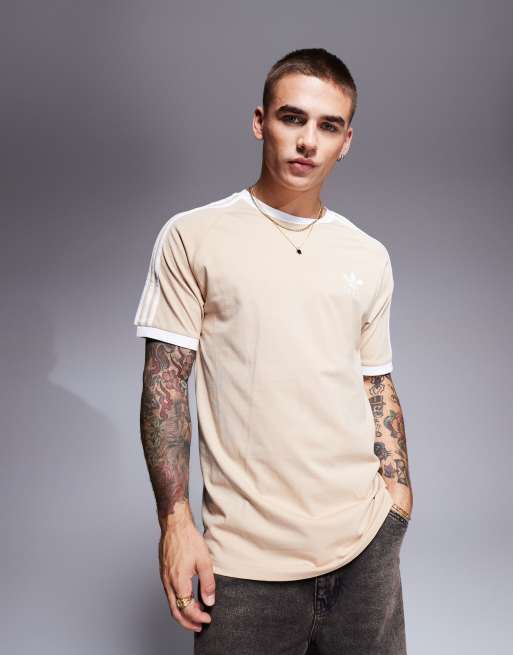 adidas Originals Adicolour t-shirt in beige 