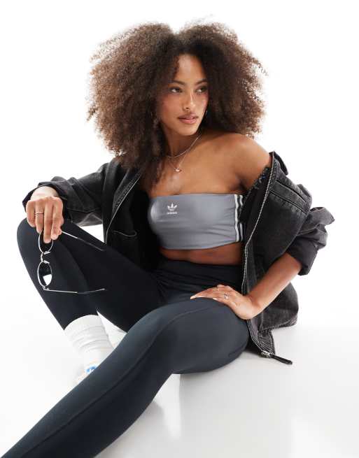 adidas Originals - adicolour - Top bandeau - Gris