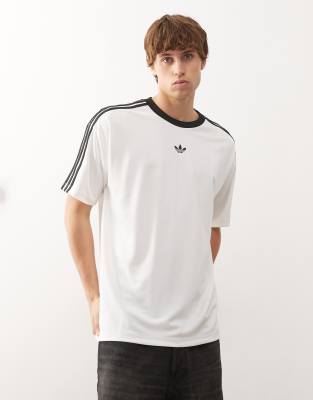 adidas Originals - Adidas adicolor - Maillot en jacquard - Blanc