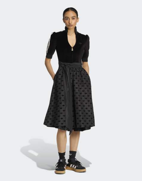 adidas Originals Adidas originals dirndl dress in black