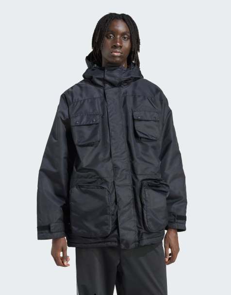 adidas Originals Adidas originals parka cph jacket in black - view 1