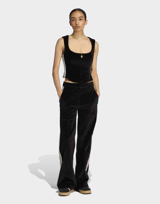 adidas Originals Adidas originals velvet corset in black