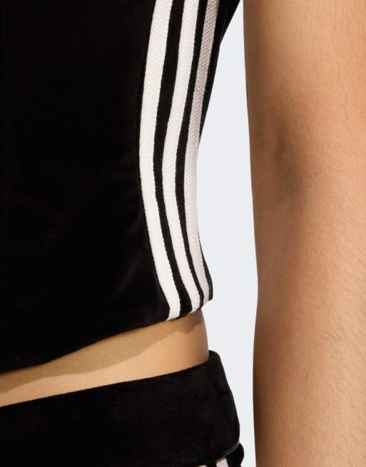 adidas Originals Adidas originals velvet corset in black