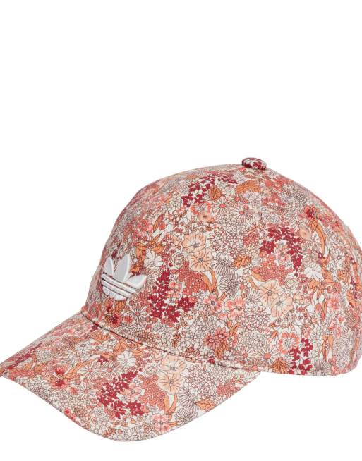 adidas Originals Adidas originals x liberty london baseball cap in core white / ambient blush