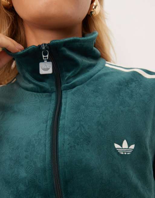 adidas Firebird Velour Track Top Buy adidas Originals Mens