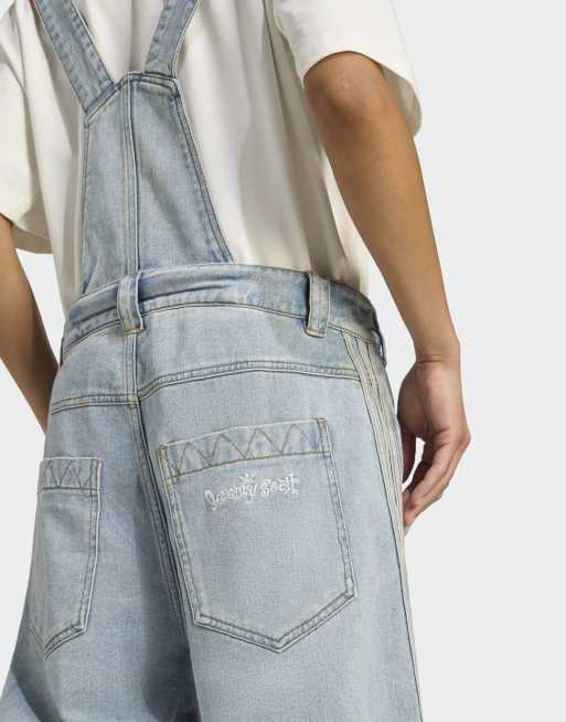 adidas Originals Adidas x jeremy scott denim dungaree in grey | ASOS
