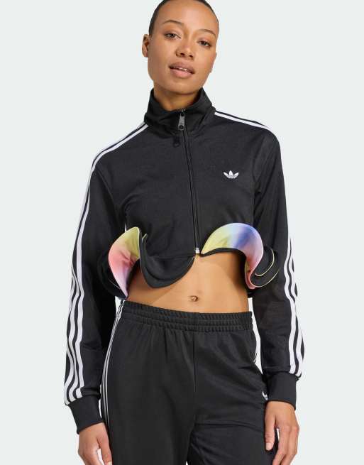 adidas Originals Adidas x jeremy scott fashion track top in black