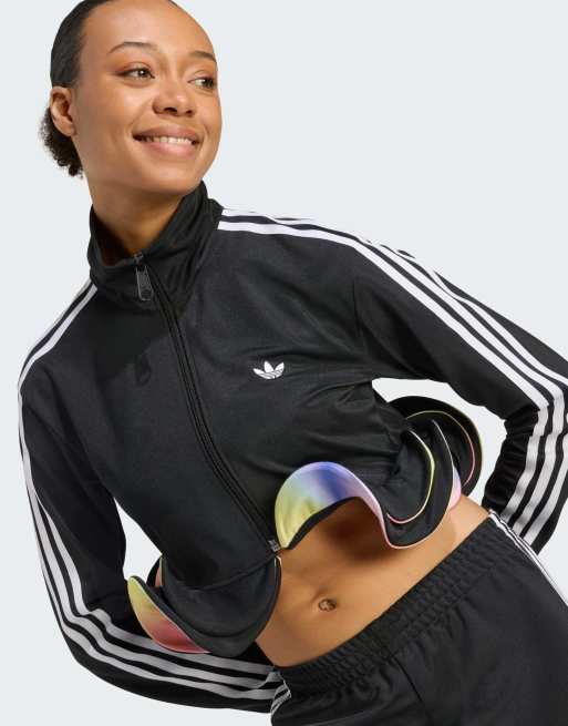 adidas Originals Adidas x jeremy scott fashion track top in black