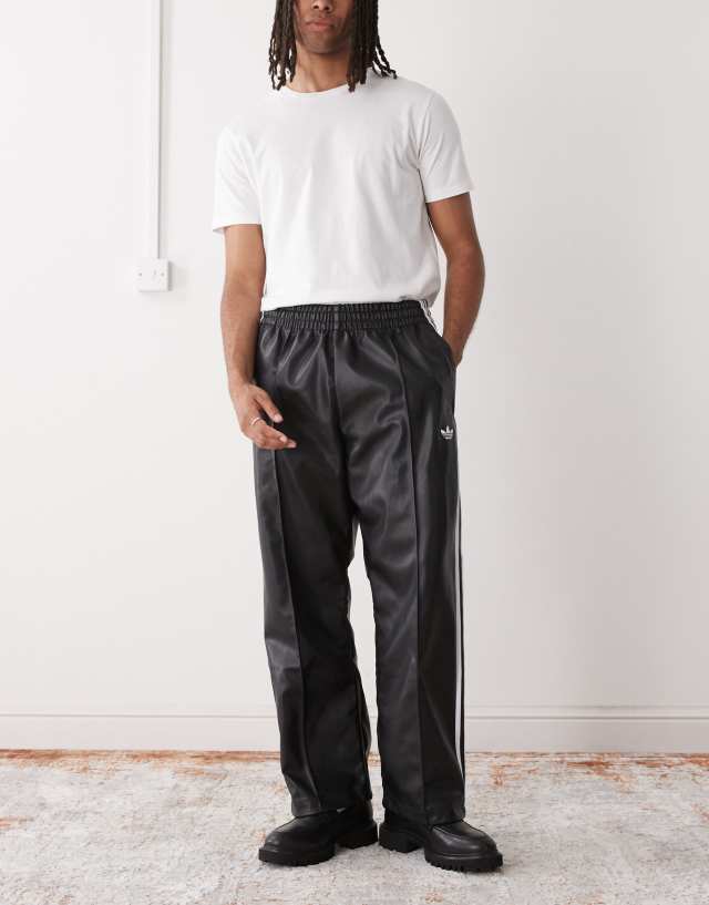  Originals★MONO★JEREMY SCOTT Pants adidas Originals adidas x Jeremy Scott faux leather wide pants in