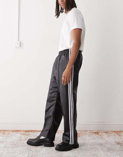 adidas Originals Adidas x jeremy scott faux leather wide pants in