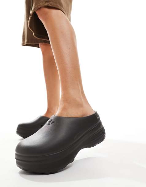 adidas Originals ADIFOM mule in black - view 1