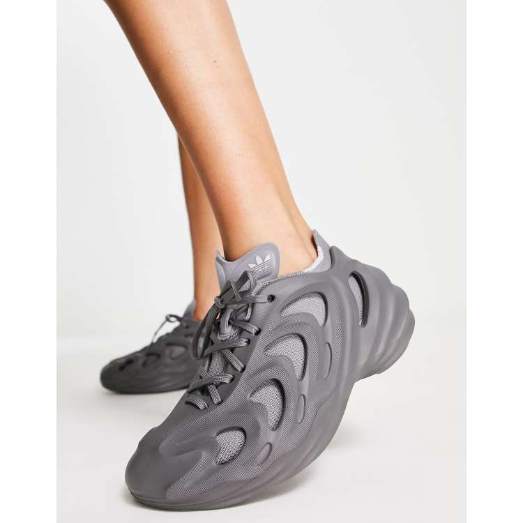 adidas Originals adiFom Q sneakers in gray | ASOS