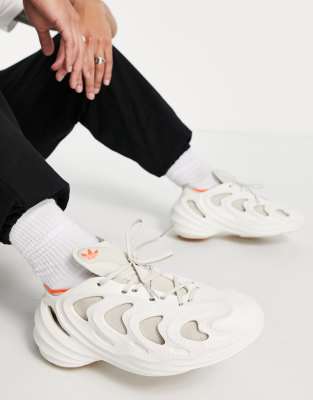 adidas Originals adifom Q trainers in off white  - ASOS Price Checker