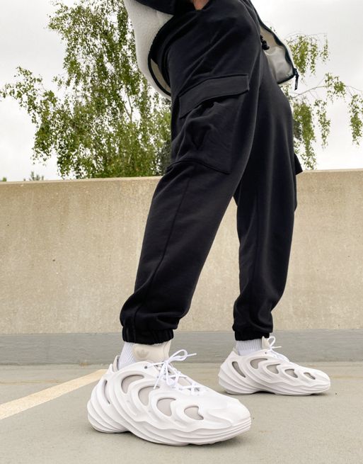 adidas Originals adifom Q trainers in triple white | ASOS