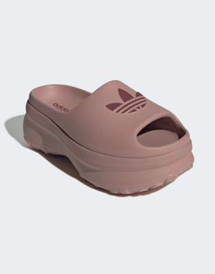  Adifom stan slides in warm clay / shadow red / shado