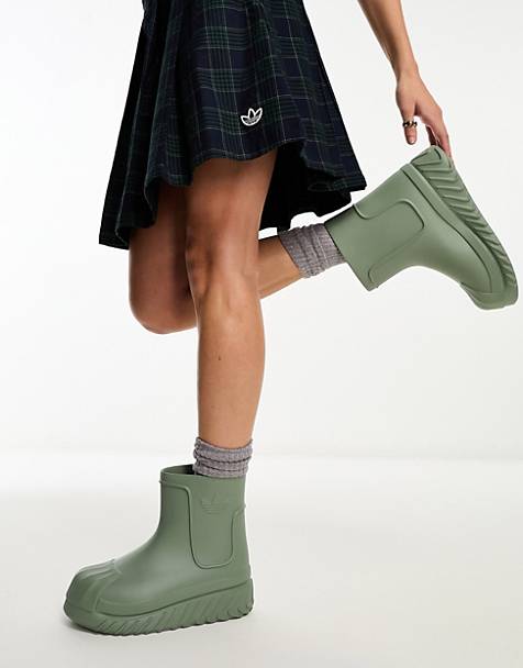 adidas Originals adiFOM Superstar boot in sage green
