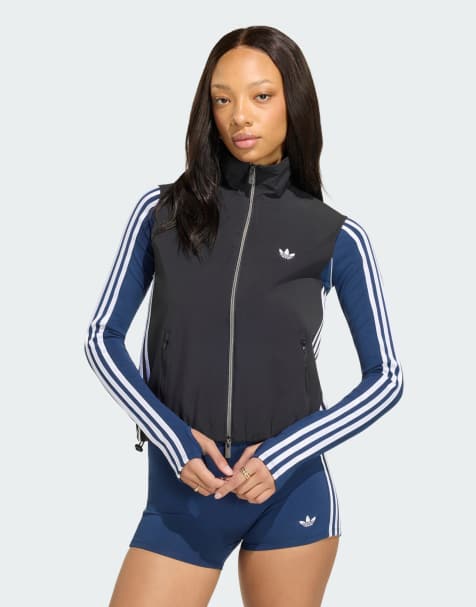 adidas Originals – Adilenium 5.0 – Czarny bezrękawnik dresowy - view 1