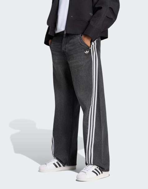 adidas Originals Adilenium 6 denim broek in zwart - view 1