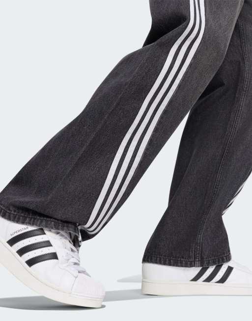 adidas Originals Adilenium 6 denim pants in black, 4 of 4