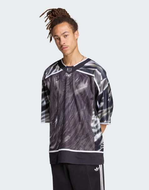 adidas Originals Adilenium 6 koszulka z dżerseju w czerni - view 1