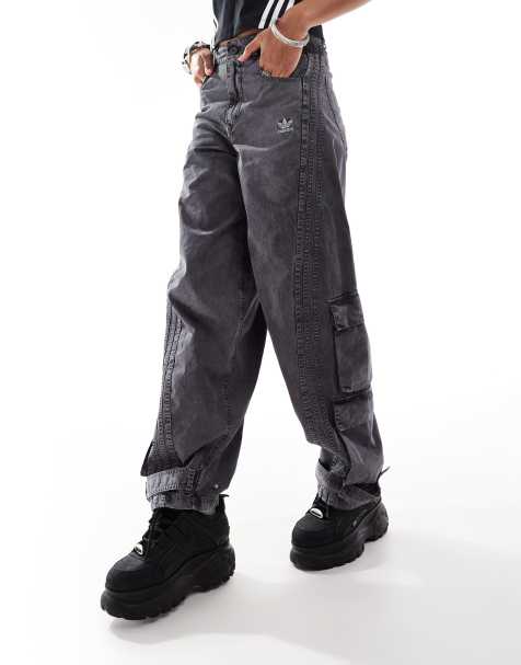 adidas Originals Adilenium cargo pants in washed olive - view 1