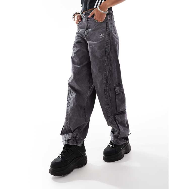 adidas Originals Adilenium cargo trousers in washed olive ASOS