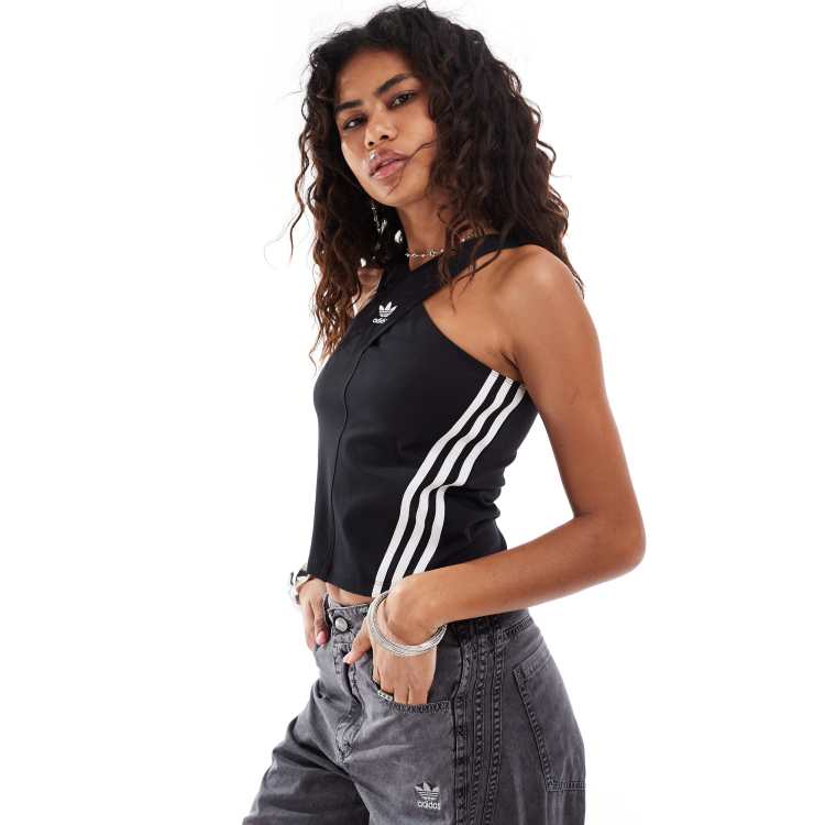 トップス ANDMARY Adele ribbon tank black Adele ribbon tank