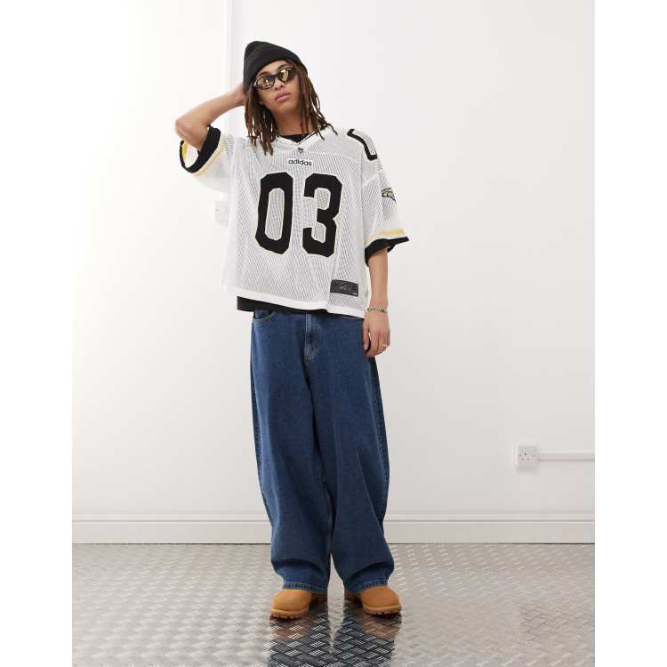 adidas Originals Adilenium knit jersey in white | ASOS