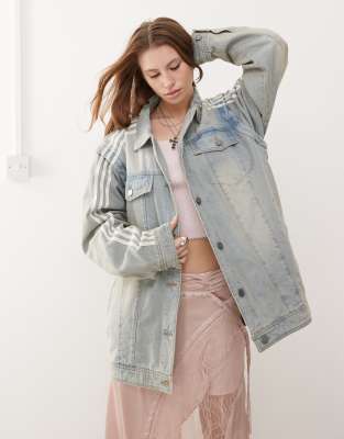 adidas Originals Adilenium Season 3 denim shirt in light denim-Blue