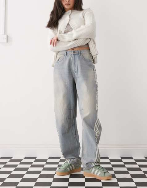 adidas Originals Adilenium Season 3 jeans in light wash - view 1