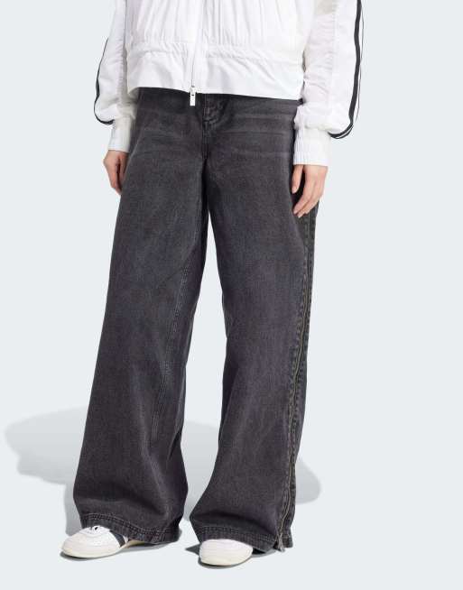 adidas Originals - Adilenium Season 3 - Jeans lavaggio scuro con zip laterale