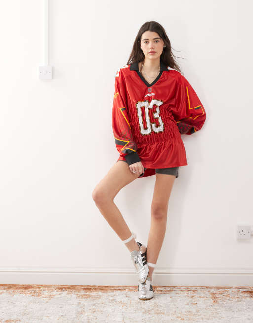 ★adidas★ ADILENIUM 3 TEAM JERSEY RED KB0307 adidas Originals Adilenium Season 3 Team jersey in multi | ASOS