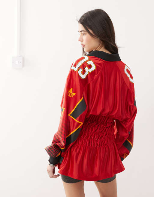 adidas Originals Adilenium Season 3 jersey top in red | ASOS