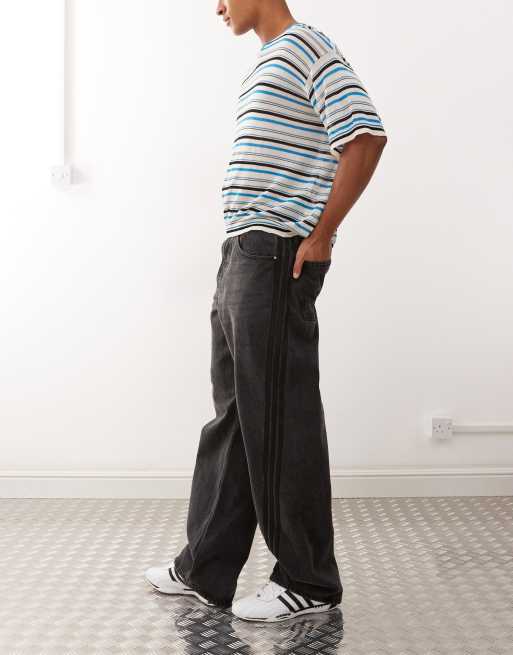 【ADIDAS】ADILENIUM SEASON 3 LOOSE FIT DENIM PANTS ☆人気☆ adidas Adilenium Season 3 Loose Fit Denim Pants - Multicolor