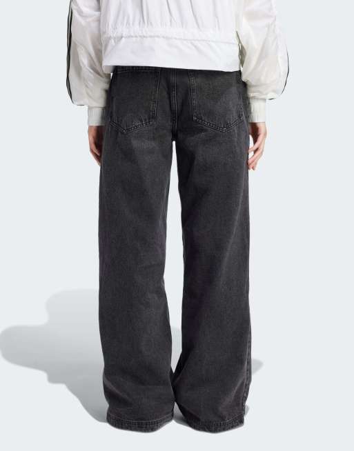 adidas Originals Adilenium Season 3 side zip jeans in dark wash