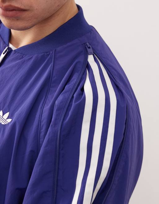 adidas Originals Adilenium Season 3 track jacket in navy, 3 of 4