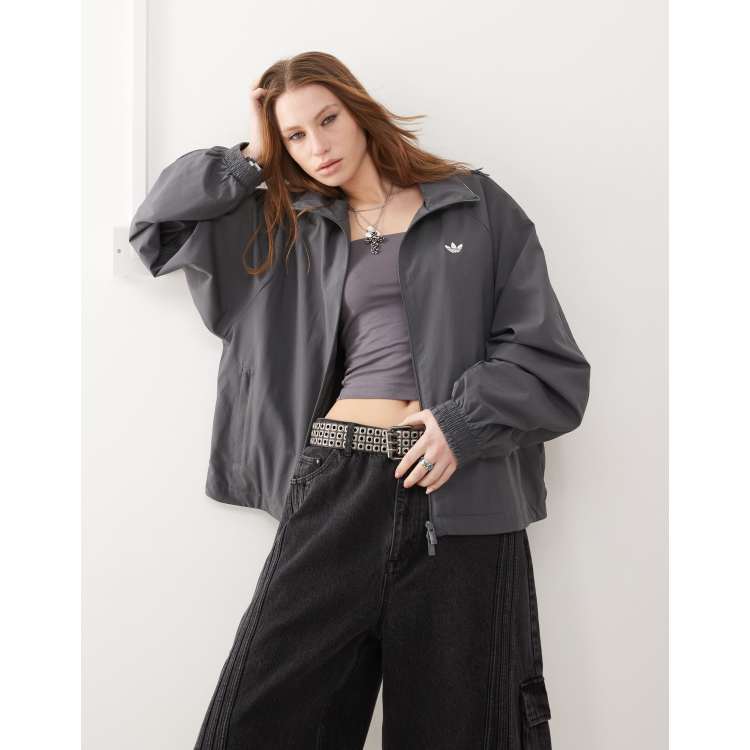 adidas Originals Adilenium Season 3 woven track top in grey