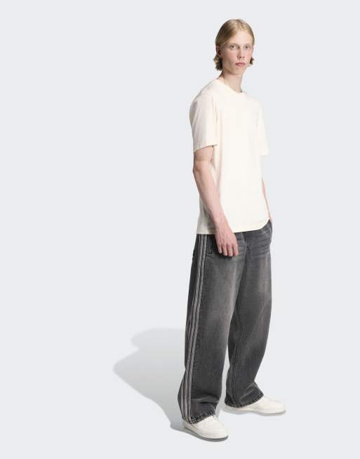 adidas Originals Adilenium season 4 teamgeist denim jogger in black