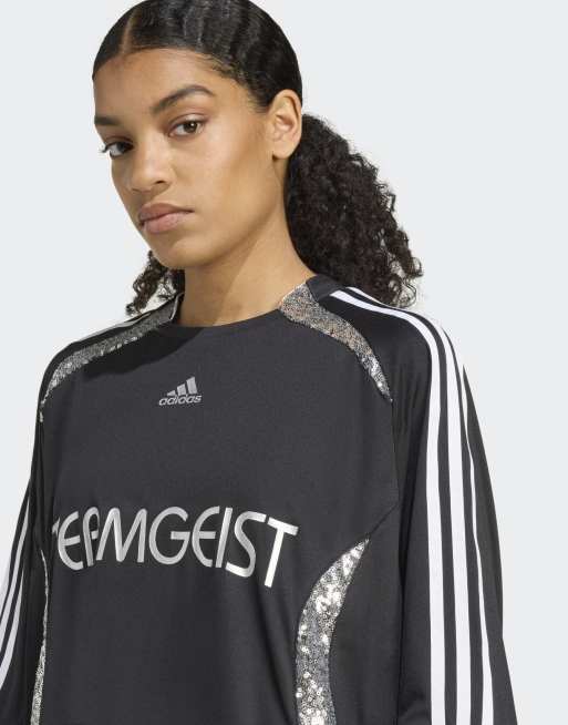 adidas Originals Adilenium season 4 teamgeist oversized jersey in