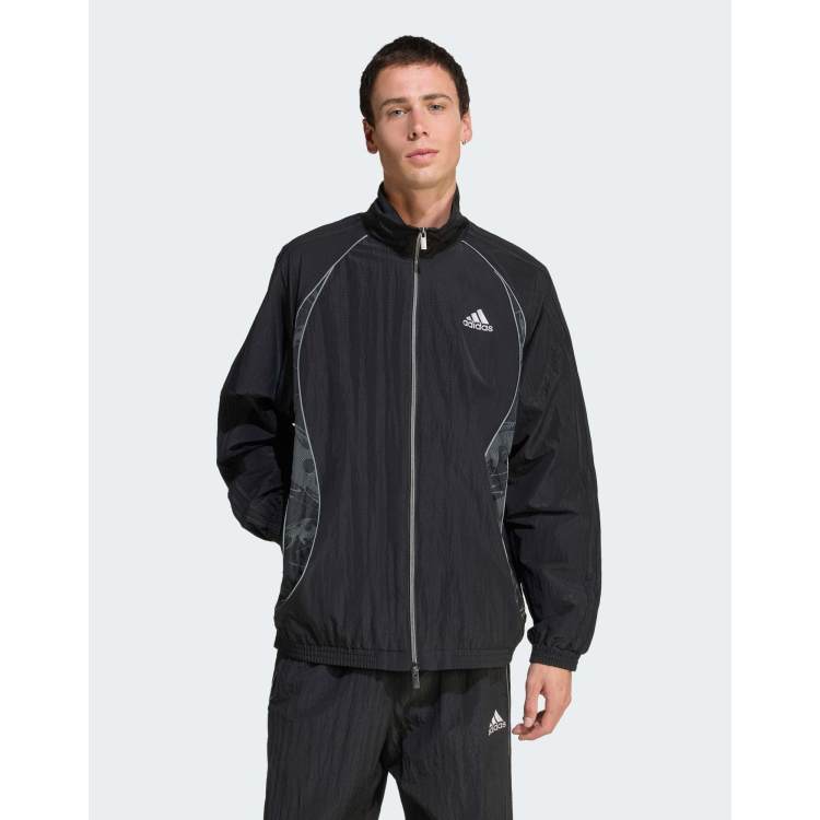 トップス Y's x adidas Track Jacket BLACK 04 L Adidas Originals Superstar Inline X Met TT Mens Jacket Track