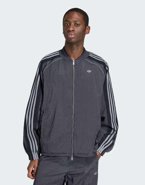 adidas Originals Adilenium season 5 track top in utility black - view 1