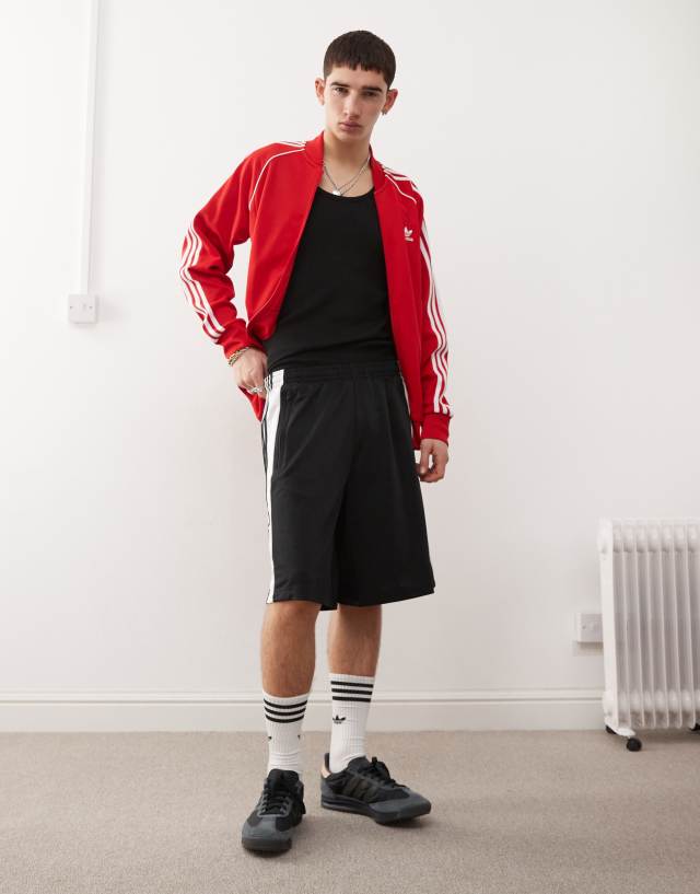 adidas Originals Adilenium Season Two Megabreak shorts in black | ASOS