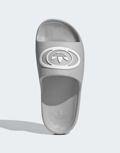 adidas Originals - Adilette 00s - Sandalias gris dos y blanco nube sin cierres - view 1