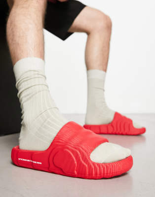 adidas Originals - adilette 22 - Slider in kräftigem Rot