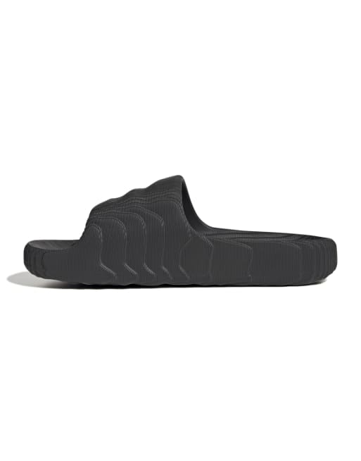 adidas Originals Adilette 22 sliders in black